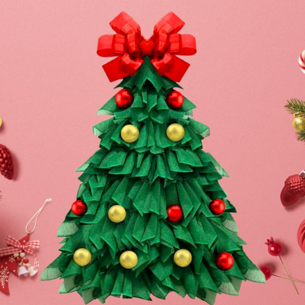 New Christmas Wreath 24" L Handmade  Xmas Tree Wreath Indoor/Outdoor Wall/Door